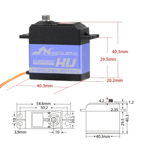 CLS6036HV 36KG High Torque Digital Aluminium Metal Gear Coreless Motors for RC Helicopter Airplane Parts - Product Image 6