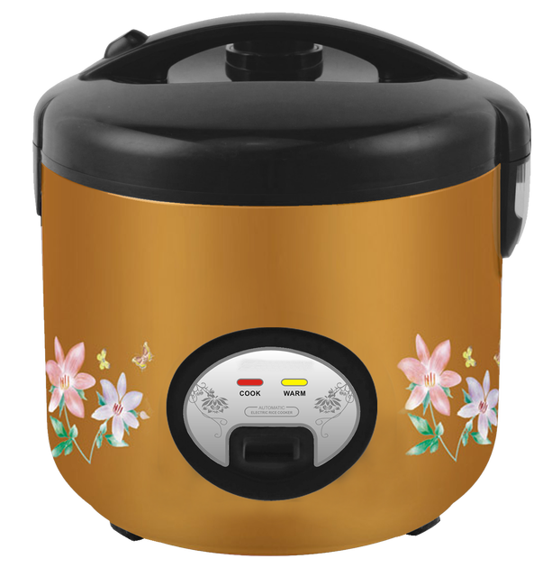 2022 New Style Small Home Kitchen Appliance 1.2L 1.8L 220V Full Body Golden Deluxe Electric Rice Cooker