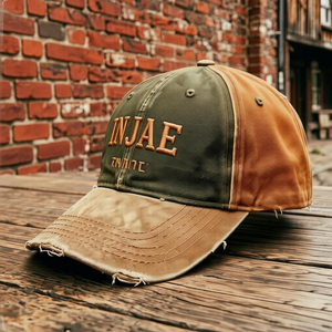 Gorras de Béisbol Personalizadas para Hombre y Mujer, de Algodón Lavado, Estilo Desgastado, sin Estructura, con Orificios, con Logotipo Bordado - Product Image 2
