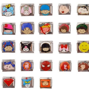 Italian <b>Style</b> New Release Fashion Charm Bracelet Stylish Assembly Chain with Cartoon <b>Head</b> Series Personalized Stylish Accessory - Product Image 2