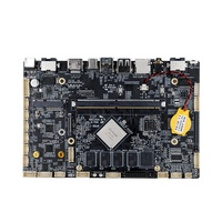 Mini carte mère Itx Rockchip Rk3399 Arm Six Core Dual Lan 6Com wi-fi 2.4G/5G Android carte mère de contrôle industriel