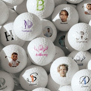 Balles de golf photo personnalisées Nom personnalisé Balles de golf Cadeaux le mariage parfait Fête des pères <span class=keywords><strong>Retraite</strong></span> <span class=keywords><strong>Cadeau</strong></span> d'entreprise - Product Image 1