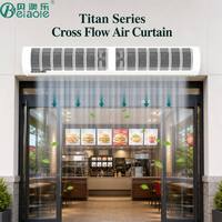 Beiaole SÉRIE TITAN FM-125-18 220V Moteur de turbine à flux croisé AC avec télécommande de vitesse, rideau d'air électrique haute sécurité