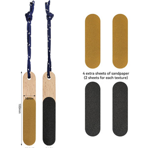 Lima de uñas de doble cara diseñada para grietas causadas por la fricción y para escaladores experimentados con callosidades gruesas - Product Image 2