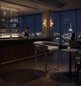 Tabourets de bar rembourrés, design moderne, hauteur réglable, siège rembourré confortable, structure durable pour îlot de cuisine, comptoir de bar - Product Image 3