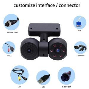 New OEM firecore H-101 dual-ống hlens-Car-Camera HD 1080P Xe Dashcam IP Camera quan sát ban đêm hồng ngoại xe máy ảnh Dash - Product Image 2