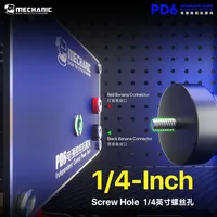 Station d'alimentation MECHANIC PD6 à contrôle indépendant pour réparation électronique, avec outils d'extension de contrôle indépendant