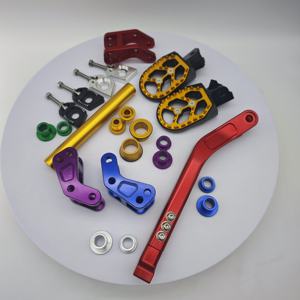 อะไหล่เสริมความแข็งแรง CNC อลูมิเนียมอัลลอยด์ สำหรับตกแต่ง/อัพเกรด Hyper Bee ด้านขวา สำหรับ<span class=keywords><strong>รถ</strong></span><span class=keywords><strong>มอเตอร์ไซค์</strong></span> พร้อมการชุบอโนไดซ์ - Product Image 2