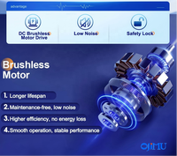 Microcentrifugeuse haute vitesse LXJ-120N 16000 tr/min, capacité maximale 40 ml, rotor angulaire, moteur sans balais, 17800xg RCF, microprocesseur en acier