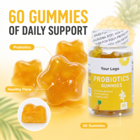 Gommes probiotiques 3g * 60 pour la santé intestinale, échantillon gratuit