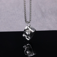 Collier de bijoux de mode de vente chaude Mini caméra cachée Collier de caméra cachée en acier inoxydable