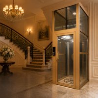 Ascenseur domestique sans gaine pour passagers, ascenseur résidentiel pour villa, ascenseur pour maison