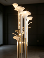 Lampe sur pied artistique moderne Calla Lily, lumière d'ambiance minimaliste pour la maison, le salon, l'hôtel, la décoration de restaurant