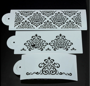 Tùy Chỉnh Laser Cắt Đường Sàng Mẫu Tự Làm Nghệ Thuật Stencil Bánh Công Cụ Bánh Stencil Cho Trang Trí Bánh Phụ Kiện Trang Trí Cung Cấp - Product Image 1
