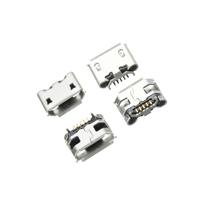 Conector Micro USB Tipo B Hembra, Diseño de 5 Pines, Marca JHW, Corriente Nominal de 1A, Longitud Personalizable
