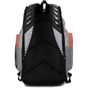 Échantillon gratuit Sac à dos de basket-ball personnalisé unisexe avec logo Sac de plein air élégant en polyester imperméable avec fermeture à glissière - Product Image 1