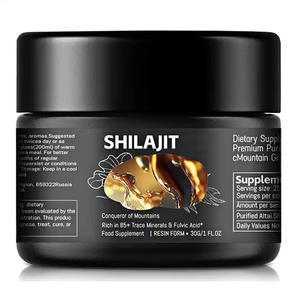 Resina de Shilajit Pura de <span class=keywords><strong>Altai</strong></span> OEM, 50g, 250mg por Porción, Rica en Ácido Fúlvico y Más de 85 Minerales Traza, Suplemento Alimenticio Herbal Diario - Product Image 2