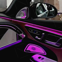 Nouveau Haut-parleur Tweeter Rotatif 4D/5D 64 Couleurs Original pour Mercedes Classe E W214, Haut-parleur de Voiture Lumineux LED RGB, Remplacement de Klaxon