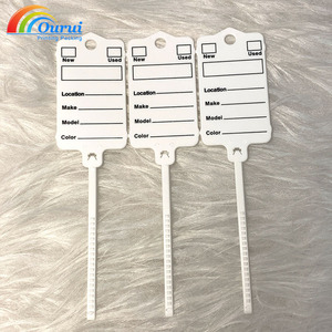Tốt Nhất Bán Trắng Thẻ Đại Lý Thẻ Chìa Khóa Xe Cửa Hàng Nhãn Trống Nhãn Thẻ Giấy Và Bút Cho Văn Phòng Xe Cửa Hàng Nguồn Cung Cấp - Product Image 2