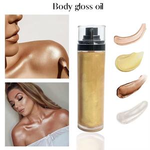 Aceite Corporal Brillante con Perfume en Spray MLM Private Logo, Fragancia Natural de Larga Duración, Fórmula Iluminadora para Maquillaje de Rostro y Cuerpo - Product Image 2