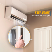 Bande d'étanchéité moderne en mousse de polyuréthane imperméable pour interstice de porte, insonorisante et durable, facile à installer
