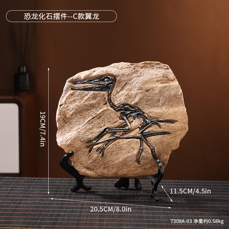 7308A-03 เครื่องประดับฟอสซิลไดโนเสาร์ - เทอโรซอร์ (ชนิด C)