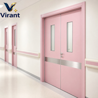 Fournisseur Vérifié Porte en Acier Ignifugée et Résistante aux Fumées pour Salles Blanches et Salles d'Isolation des Infections Aéroportées