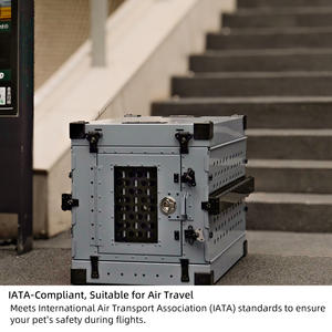 กรงสุนัขสัตว์เลี้ยงขนาดใหญ่ผลิตจากโลหะ Iata - Product Image 3