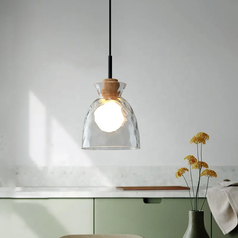 Home Decoration Pendant Lamp Loft Restaurant Cafe Led Chandeliers Pendant Lights Nordic Wood Ceiling Nordic Pendant Light