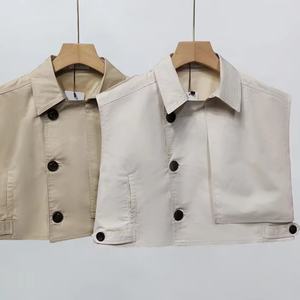 Venta al por mayor OEM/ODM personalizado: Conjuntos de primavera de nueva llegada para mujer, chaleco corto de punto informal con diseño moderno y versátil. - Product Image 1