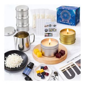 Collection de bougies de luxe en pot à base de soja avec emballage cadeau pour la promotion de la série de boutiques de parfums d'ambiance à domicile - Product Image 3