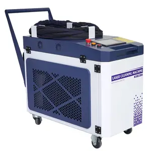 Mesin las pembersih genggam portabel, Pembersih Laser genggam 1000w 1500w 2000w 3 In 1, mesin las pembersih serat Laser untuk logam