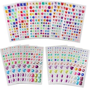 สติกเกอร์คริสตัลหลากสีแบบติดเองสำหรับงานฝีมือ DIY - Product Image 2