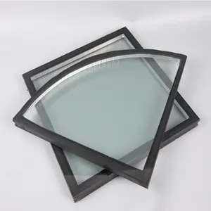 קיר מסך ברור 6 מ"מ סיטונאי מודרני עיצוב 96x80 כפול זכוכית מבודד רצפת כדי תקרת מזוגגת למינציה זכוכית מחיר