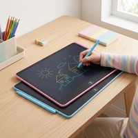 Tablette d'écriture LCD 16 pouces, planche à dessin électronique pour les devoirs et les croquis des enfants