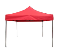 Tentes de réception pliables d'extérieur 3*3m, utilisées pour les événements professionnels, imperméables, réglables, durables