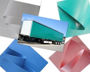 Lona de PVC Impermeable de Alta Resistencia, 550gsm 650gsm, 100% Poliéster, Lona Tejida de Plástico Recubierta de PVC - Product Image 2