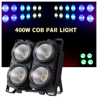 Projecteur LED COB 4x100W RGBW 4 yeux DMX512 pour éclairage de scène, spectacle, fête, théâtre, studio, DJ