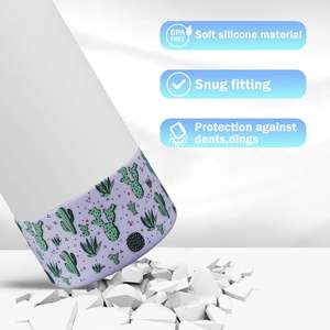 Protective Silicone Base <b>Boot</b> 12oz-24oz for Hydro Flask Anti-Slip Silicone <b>Cover</b> Bumper Compatible with Stanley Tumbler - Product Image 6