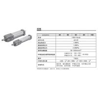 Cylindre pneumatique S MC Tpc de haute qualité avec verrouillage, double effet, tige simple CNA2