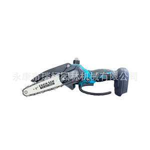 Mini Chainsaw 6in 1/4 Pitch Battery <b>Powered</b> Cordless Outdoor DIY Cutting <b>Tool</b> - Product Image 1