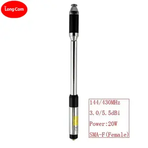 RH770 144/430MHz 2m 70cm Telescopic Radio antenna long range ham radio antenna for handheld scanner radio