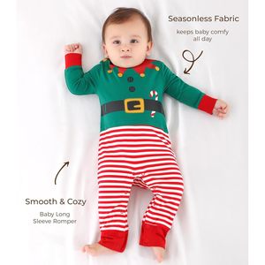 Combinaison bébé personnalisée à manches longues en coton et fibre de bambou, vêtements écologiques pour bébés garçons et filles - Product Image 4