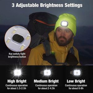Casquette multifonctionnelle avec lampe frontale intégrée, écouteurs, haut-parleur et micro – Idéale pour la pêche, le jogging, le travail – Noir - Product Image 3