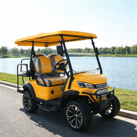 Voiturette de golf électrique de luxe 4 places, 72 volts 5 kW, homologuée pour la route, certifiée DOT, avec configuration personnalisable et couleur de carrosserie sur mesure