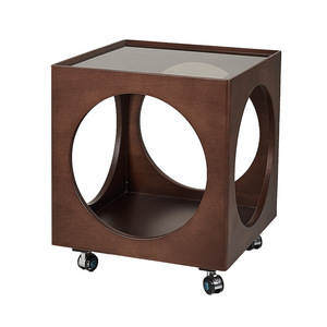 Dreamhause-Table d'Appoint Rétro <span class=keywords><strong>Vintage</strong></span> en <span class=keywords><strong>Bois</strong></span> Massif, Mobilier de Salon et de Chambre à Coucher, Petite Table pour Canapé - Product Image 6
