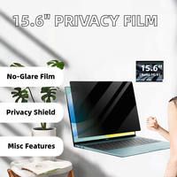 Protection d'écran en PET souple anti-reflets 3D pour ordinateur portable de 15,6 pouces, filtre de confidentialité, anti-espionnage, film de protection anti-regard indiscret