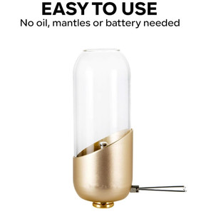 नारंगी एल्यूमीनियम स्टील कैंपिंग लालटेन प्रोपेन आइसोब्यूटेन ईंधन कैनिस्टर सुंदर रोशनी के लिए कोई मंटल आवश्यक नहीं है - Product Image 2