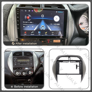 Nigeria Vente en gros usine autoradio 9/10 pouces compatible Toyota RAV4, lecteur multimédia DVD pour tableau de bord, cadre de navigation automobile - Product Image 6