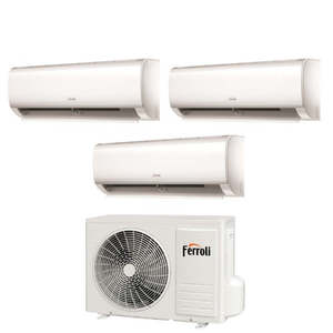 Climatizador Acondicionado Ferroli Trial Split Inverter Serie AMBRA M 7 + 7 + 12 con 21-3 Wi-Fi Integrado 7000 + 7000 + 12000- - Product Image 2